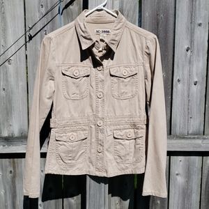 Khaki Cargo Blazer